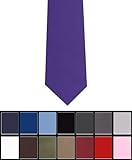 Solid Color Silk Zipper Ties