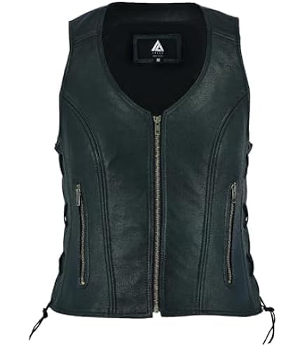 Event Leather ELL4900 Women's 'Love to Ride' Black Leather