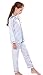 Horcute Pajamas Little Kid Sleepwears Set Pjs Clothes Long Sleeve Silver 150# 7-8Y