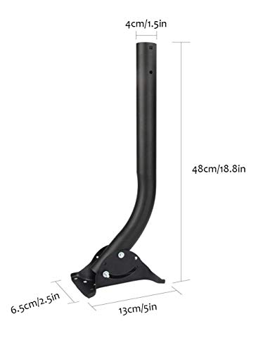[2 Pack] Adjustable Attic Antenna Mount Pole, Esky Outdoor TV Antenna Universal Mount Brackets - Thumbnail 3