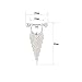 IrbingNii Nipple Rings Nipplerings Piercing Women Shields with Tassels Body Piercing Jewelry 14G Surgical Steel a Pair