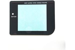 SZLG Replacement Glass Screen Lens Cover for Gameboy Game Boy GB DMG Original System - Dark Grey