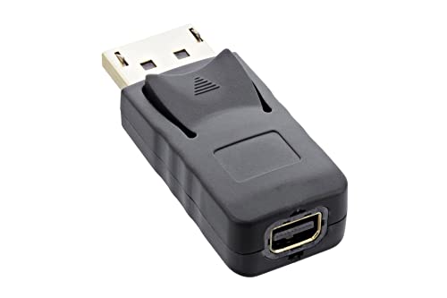 PremiumCord DisplayPort Male Adapter for Mini DisplayPort Female Gold Plated Connectors Black