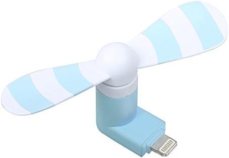 Seekermaker Phone Fan Mini Fan iPhone Multifunction Portable Air Fan For iPhone 5 5s 5c 6 6s Plus,iPad,iPod(Blue)