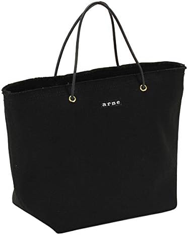 Amazon Arne バッグ キャンバスバッグ 鞄 布 おしゃれ シンプル トート ペーパーバッグ ホワイト ブラック コンパクト Tote Pb ブラック ハンドバッグ