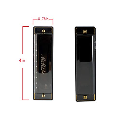 MIMIDI Diatonic Harmonica 10 Holes|Key of C|Harmonica Beginner|Harmonica with Case|Harmonica For Kid and Adult