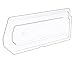 Akro-Mils 40230CRY Clear Lengthwise Dividers for 30230,30235, 30255 Akro Bin, 6-Pack