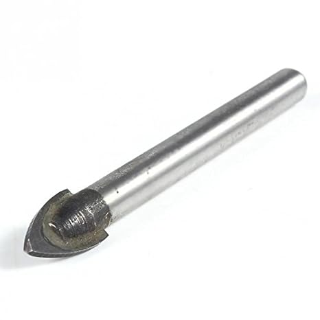 Generic 6mm : 10mm 6mm 4mm Drills Tips Marble Triangular Tip Drill Marble Drill Bits 1pc ForHand Drills