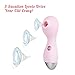 Clitoral Sucking Vibrator,Mini Female Adult Toy Fovel Touch - Free Technology Massager Small Sex Toys Simulator Clitoris Stimulation Clit Sucker Nipple USB Rechargeable Waterproof Portable Vibe,Pink