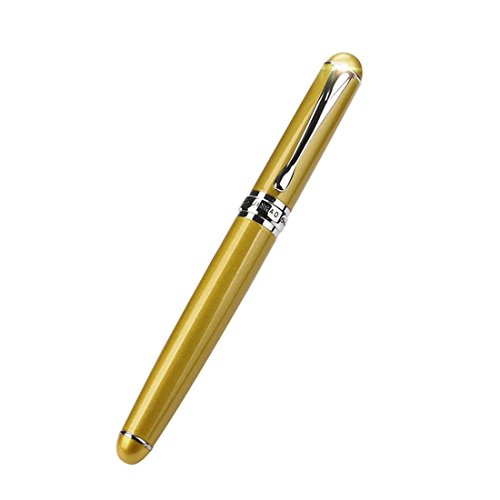 JinHao X750 Fountain Pen Matte Frosted Deluxe Black Extra Fine Nib (A)