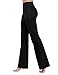 ODODOS Power Flex Boot Cut Yoga Pants Tummy Control Workout Running 4 Way Stretch Boot Leg Yoga Pantss with Hidden Pocket,Black,Medium