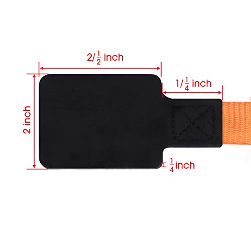 JCHL Lashing Straps Sturdy 1" x 20' Tie Down Strap Cargo Tie-Down Strap Padded Cam Lock Buckle 1000lbs Capacity (2-Pack)
