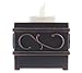 6 Set Ivory Luminara Flameless Candles with Antique Bronze Recharging Base with Timer Remote Included