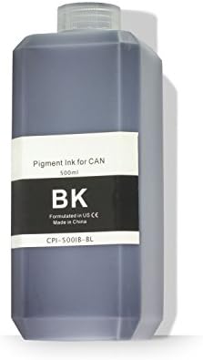 OfficeSmartInk Refill Ink Black Pigment Ink 500ML (16.91 fl oz) Bottle - 1PK