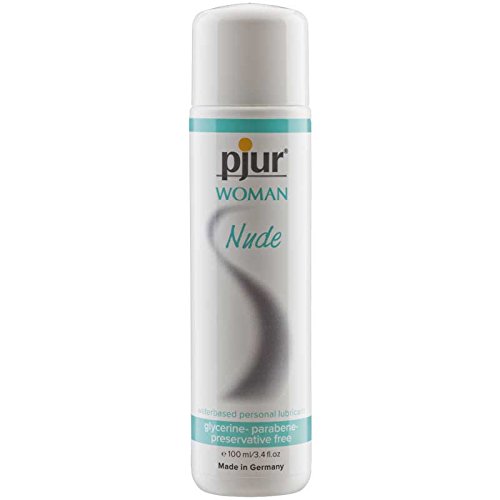 Pjur WOMAN Nude Water-Based Condom Safe Personal Lubricant, 3.4 Fluid Ounce / 100 Milliliter