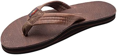 Rainbow Luxury Leather Bentley Double layer Arch Hand Woven Strap 10 Brown Amazon.com | Rainbow Sandals Mens The Bentley Luxury Leather  main image 4