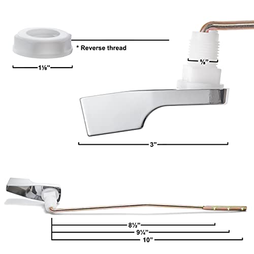 Mansfield Toilet Handle Replacement, Front Mount Toilet Tank Lever