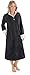 Collections Etc Women's Zip Front Plush Knit Robe