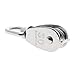 Nxtop Stainless Steel Wire Rope Crane Pulley Block M20 Lifting Crane Swivel Hook Single Pulley Block Hanging Wire Towing Wheel 6Pcs