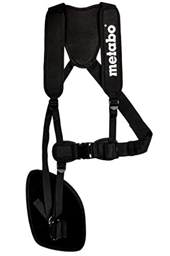 Metabo Rueckentragegurt (Polster im Ruecken- und Schulterbereich, ideale Lastenverteilung, schnelle Verbindung durch Karabiner, fuer Gartengeraete) 628428000