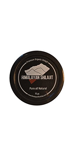 Himalayan Shilajit - Highest Grade SHILAJIT Resin - 85 Minerals - Elevate Your Life - 1 Month Supply - (15g Silicone Jar with Stainless Spoon/Stir Stick)