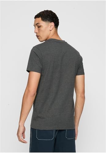 Basic Tee 6-pack, Camiseta para Hombre, Negro/Negro/Blanco/Blanco/Carbón/Carbón, XL