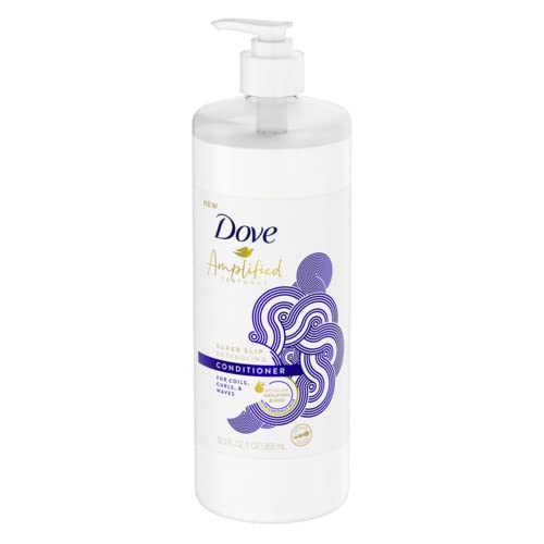 Dove Amplified Textures Deep Moisture Detangling Conditioner for Coils, Curls, and Waves Coconut
