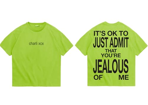 Charli XCX Jealous of Me T-Shirt, Green, Small