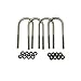 Jeep Cherokee XJ U-Bolts Chrysler 8.25 Axle 84-01 (3 Inch Wide)