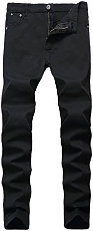 BellasTe Men's Skinny Slim Fit Stretch Straight Fashion Pencil Denim Jeans Pants
