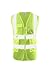 Safety Vest | 5 Pockets | High Visibility Reflective Strips | Color Neon Yellow (M)