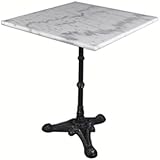 Amazon.de: Bistrotisch Marmor Gahalia Gartentisch mit Marmorplatte