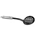 Slotted Strainer and Skimmer Spoon by Topenca is Made of Heat-Resistant Rustproof Nylon and Stainless Steel and Safe for Non-Stick Cookware in Your Home Kitchen