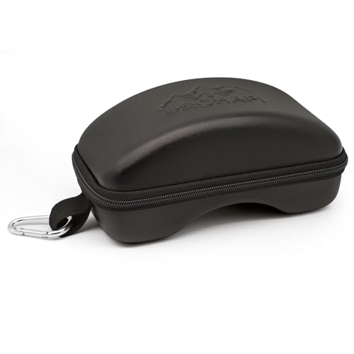 Photo 1 of PROHAPI Snow Goggles Case, Semi Hard EVA Ski Goggles Case with Aluminum Bag Strap & High-Performance Proof Zipper - Compact & Lightweight Travel Carrying Snowboard Goggles Bag