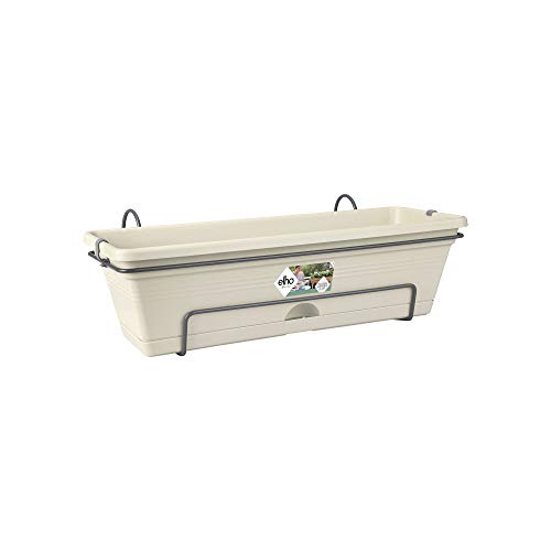 Elho Green Basics Balkonkasten Allin1 70 - Übertopf für Balkon & Außen - 68.5 x H 16.5 - Baumwolle Trough Allin1 70 CM