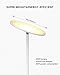 LED Torchiere Floor Lamps, Gladle Dimmable Tall Standing Lights for Living Room Bedroom Office, Super Bright Modern Sky Floor Lamp Uplight with 5 Brightness Levels, Work with Smart Plug, Warm White