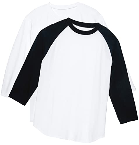 [Printstar(プリントスター)]7分袖 5.6オンス CRB ヘビーウェイト ベースボール Tシャツ ホワイト 日本 XS (日本サイズXS相当)