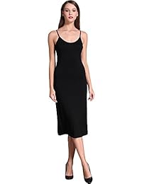 MsBasic dama Vestido camisón camiseta larga con tiras ajustables.