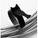 Rip-Tie Lite Cable Wrap, Black Velcro, 1/2