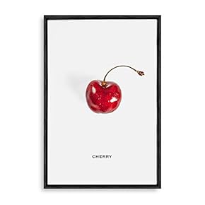 Framed Canvas Wall Art for Living Room, Bedroom Cute Fruits Children Room Canvas Prints for Home Decoration Ready to Hanging - 16x24 inches