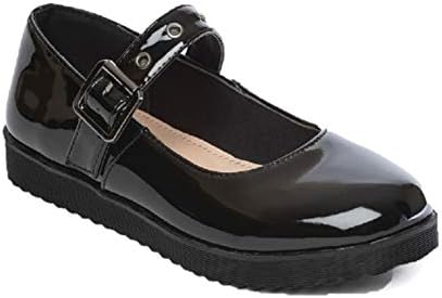 Chatterbox Girls Mary Jane/T Bar Black School Shoes Size 4 5 6 7 8 9 10 11 12 Infants