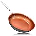 NuWave Duralon Healthy Hard Anodized Ceramic Non Stick Fry Pan Dishwasher Safe Induction Compatible Skillet 9 Inches