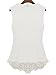 21secret Fashion Women Elegant Lace Floral Sleeveless Crochet Knit Vest Tank Top Shirt Blouse