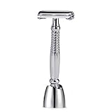 BAILI Long Handle Butterfly Open TTO Double Edge Safety Razor BD279L