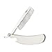 Stainless Steel Beard Comb Men's Hair, Beard and Mustache Styling Comb with Carry Case Folding Pocket Mental Comb