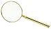 Magnifying Glass, Classic Handheld Magnifier (6X), Solid Full Metal Handle and Real Glass , Best for Reading, Puzzle, Rocks, Coins, Stamps, Perfect for Personal Use, Office, Classroom, Travel(Gold)
