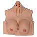 70C Cup Artificial Fake Boobs Silicone Breast Forms for Crossdresser Mastectomy Drag Queen (Nude)