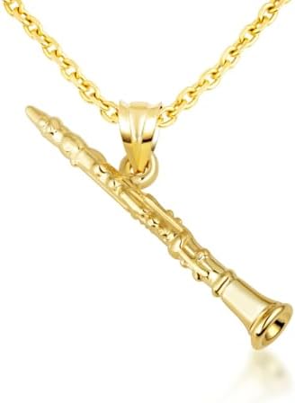Amazon.com: Sideways Crosses Solid 10k Yellow Gold Music Charm
