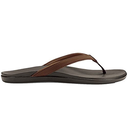 OluKai Womens Ho'Opio Sandal (10 - Dark Java/Dark Java)
