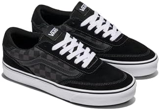 Hombre Brooklyn LS Zapatilla Checkerboard Black and Asphalt 43 EU
